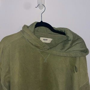Green hollister hoodie